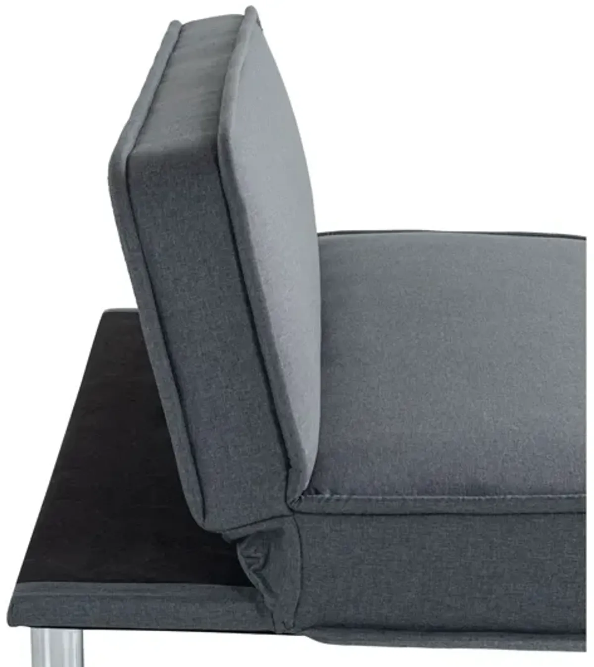 Serta Tinsley Convertible Sofa in Charcoal