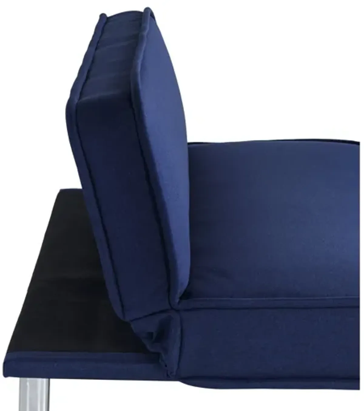 Serta Tinsley Convertible Sofa in Navy Blue