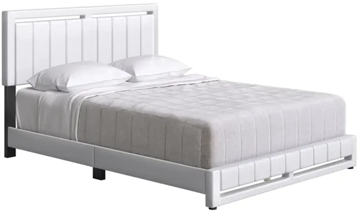 Bethel Twin Platform Bed - White