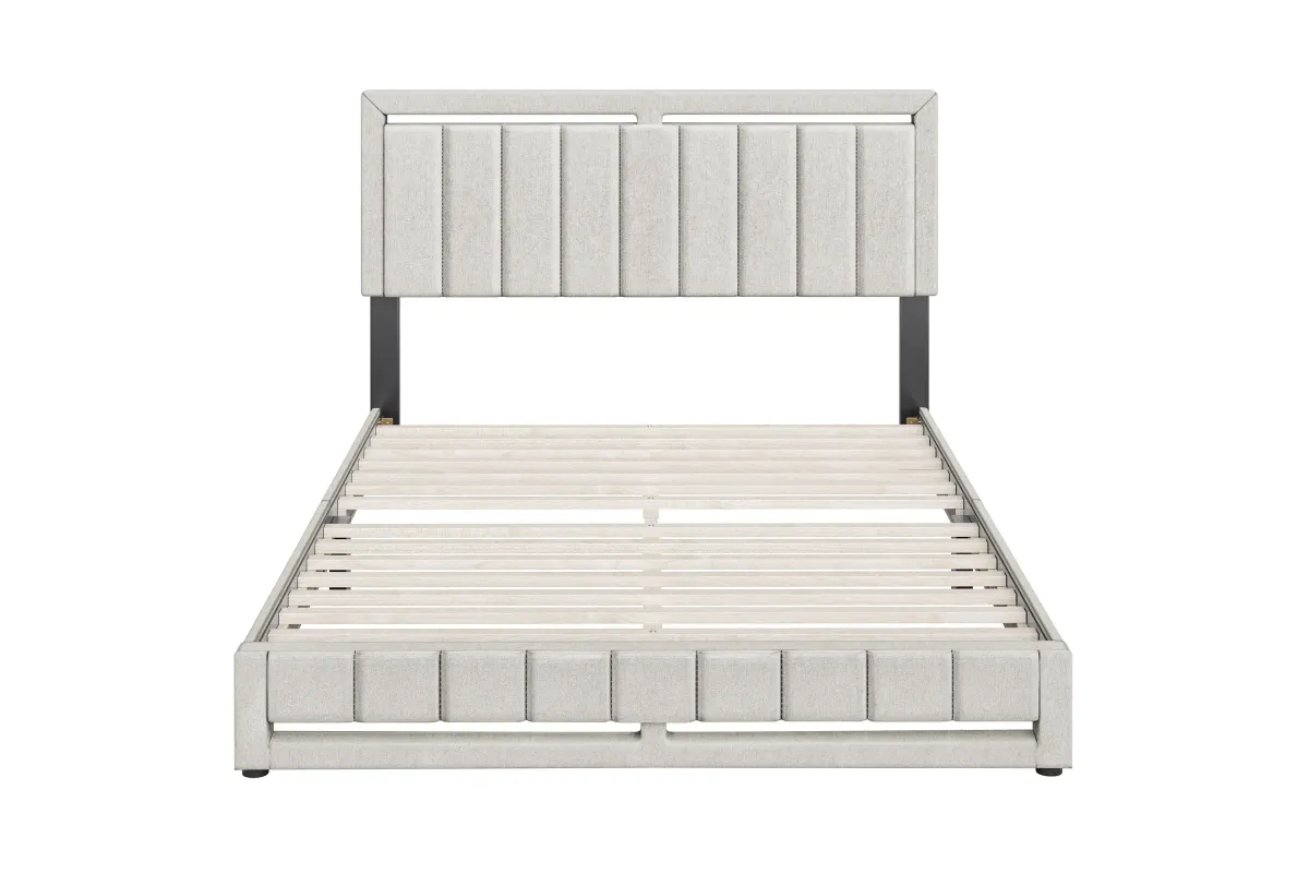 Shiloh Twin Platform Bed - Ivory