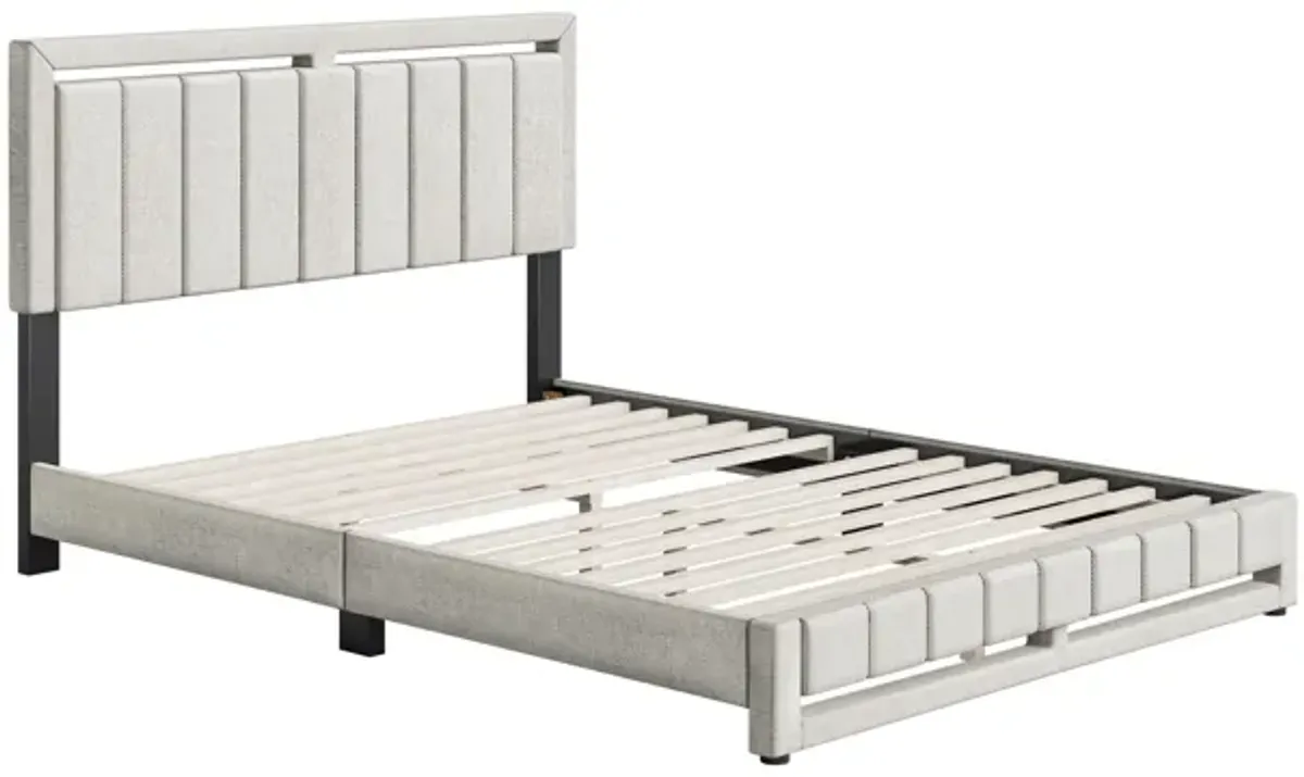 Shiloh Twin Platform Bed - Ivory