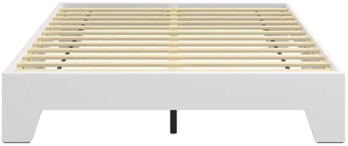 Moreno Twin Platform Bed - White