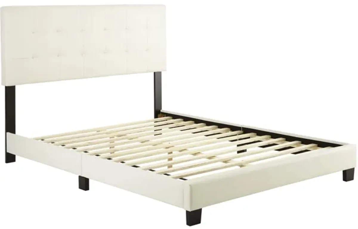 Ripley Full Platform Bed - White