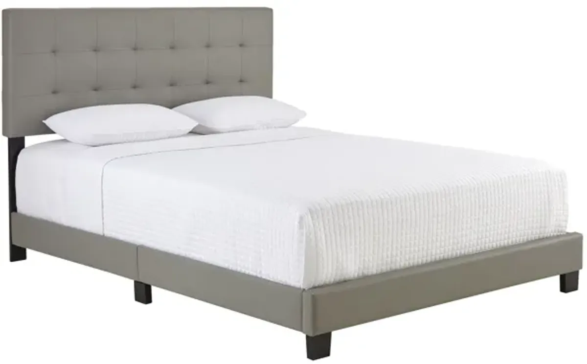 Ripley Full Platform Bed - Grey