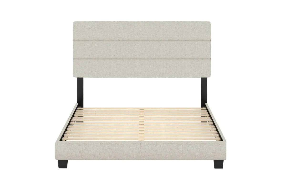 Sardinia Full Platform Bed - Ivory