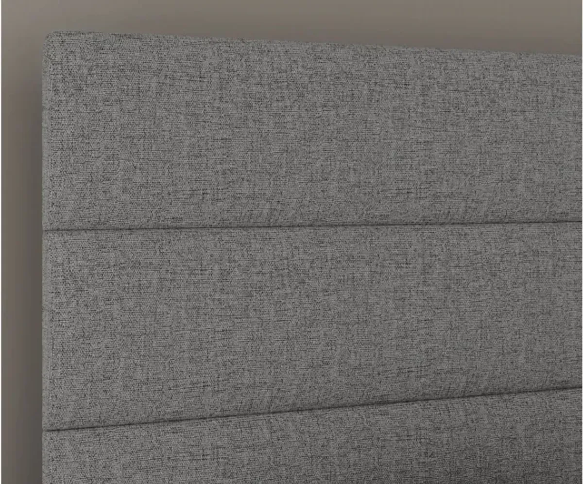 Sardinia Queen Platform Bed - Grey