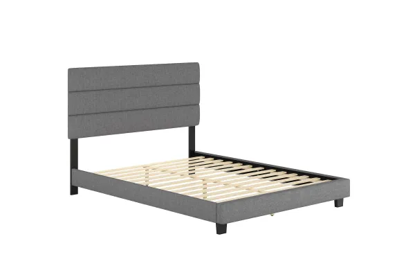 Sardinia Full Platform Bed - Grey