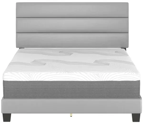 Parker Twin Platform Bed - Grey