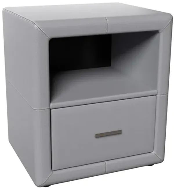 Kristal Nightstand - Grey