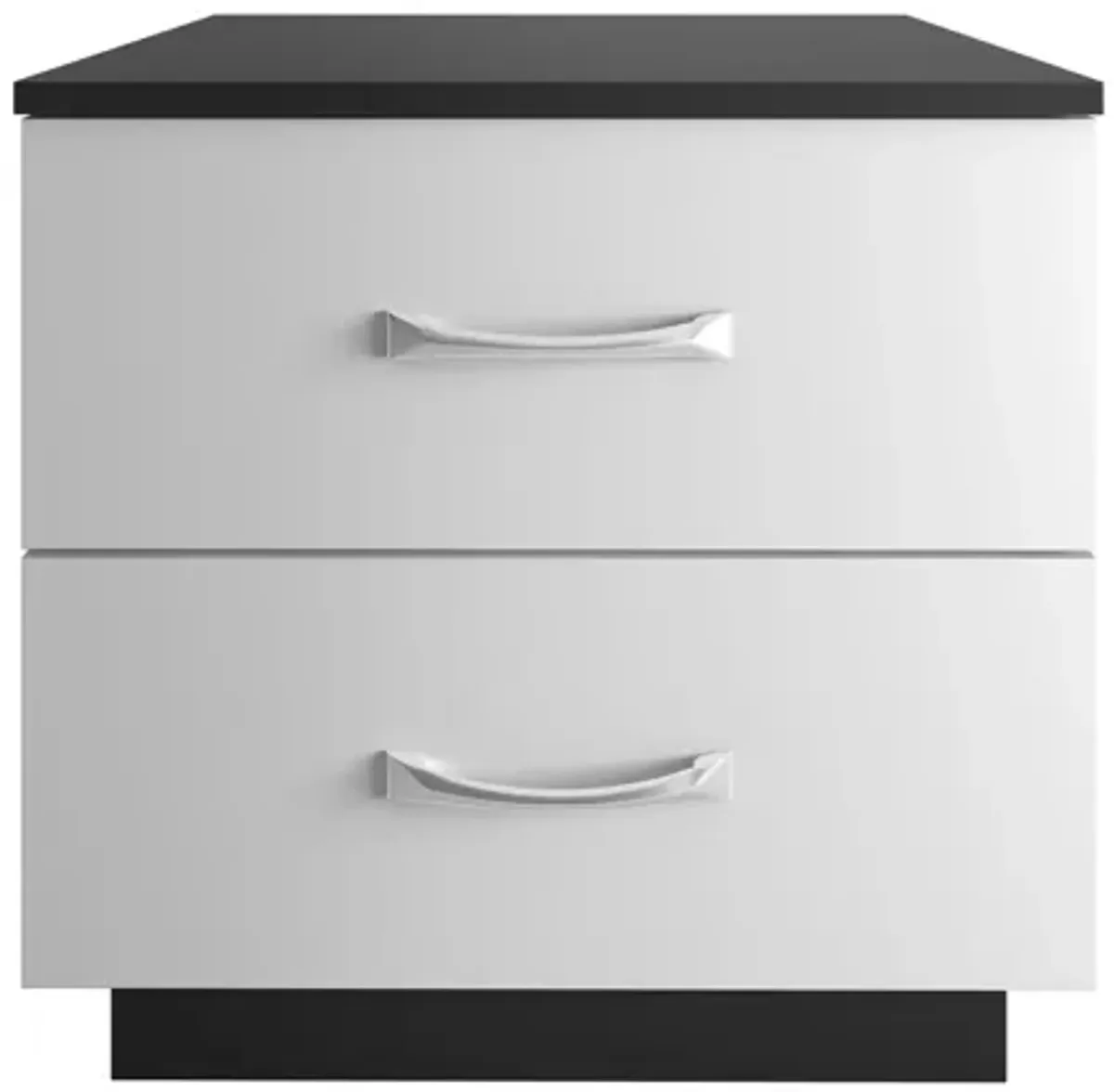 Hollister Nightstand - Black/White