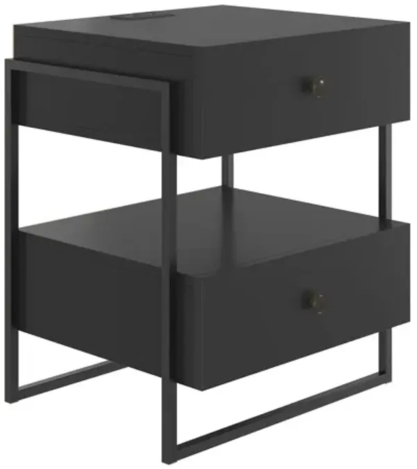 Petra Nightstand - Black