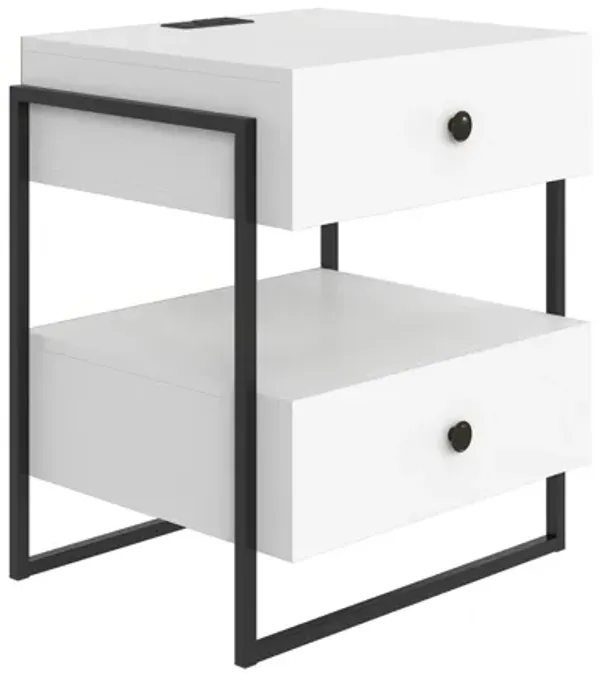 Petra Nightstand - White