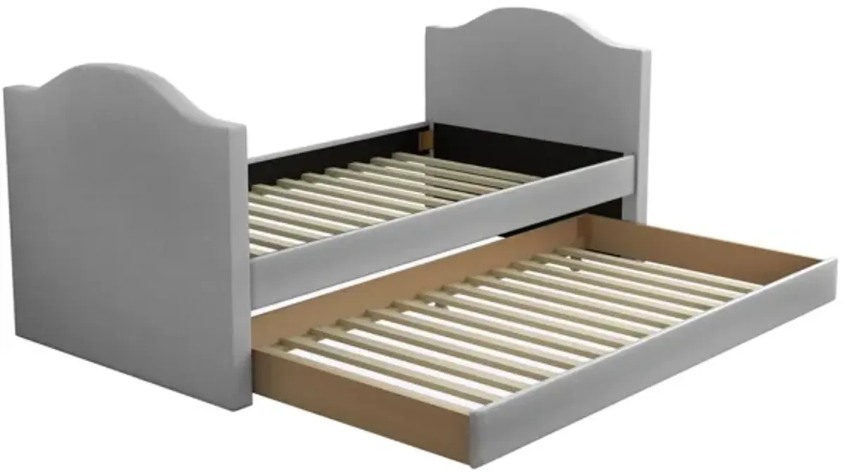 Messina Twin Daybed Trundle - Grey