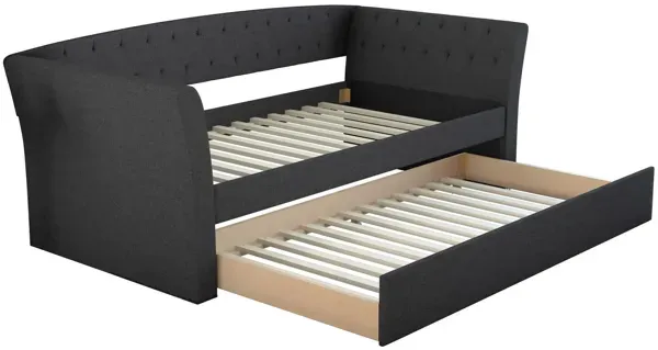 Neville Daybed with Trundle - Charcoal