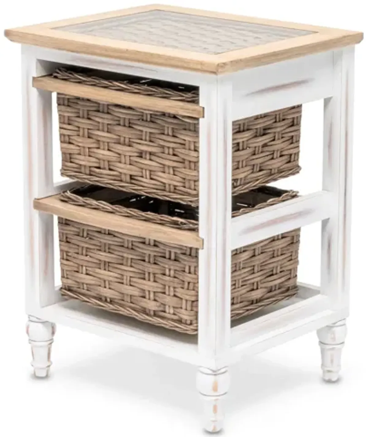Island Breeze 2-Basket Storage Cabinet