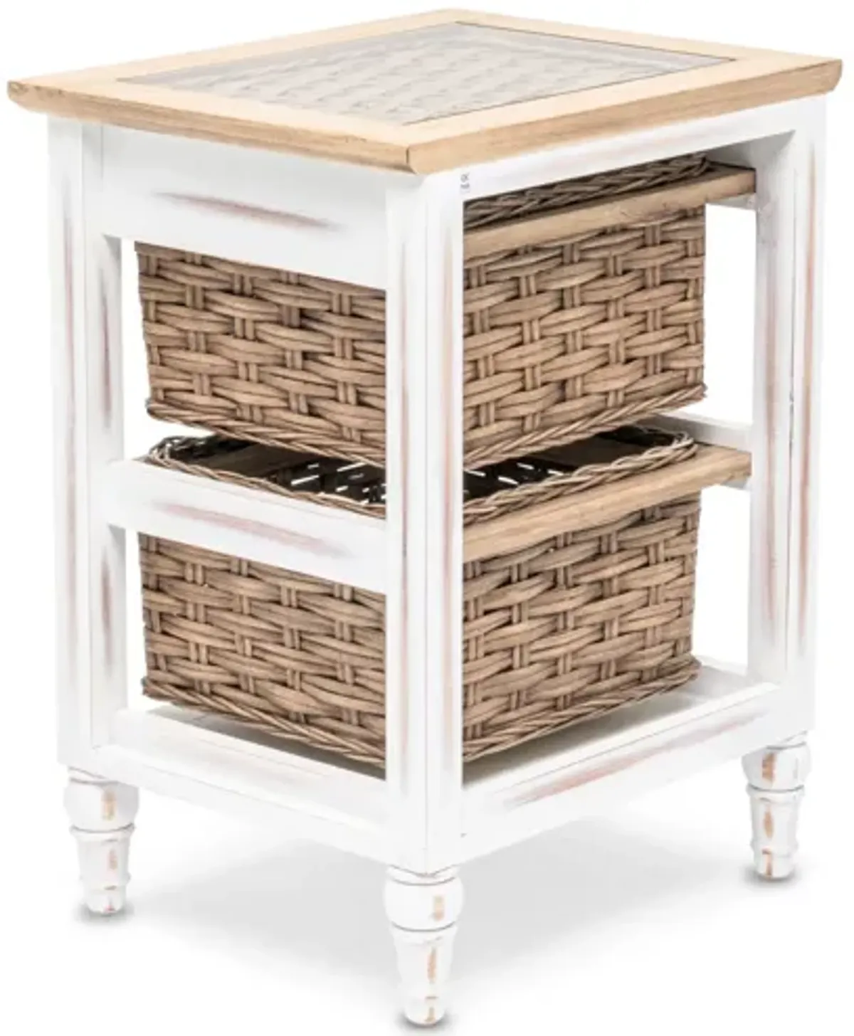 Island Breeze 2-Basket Storage Cabinet
