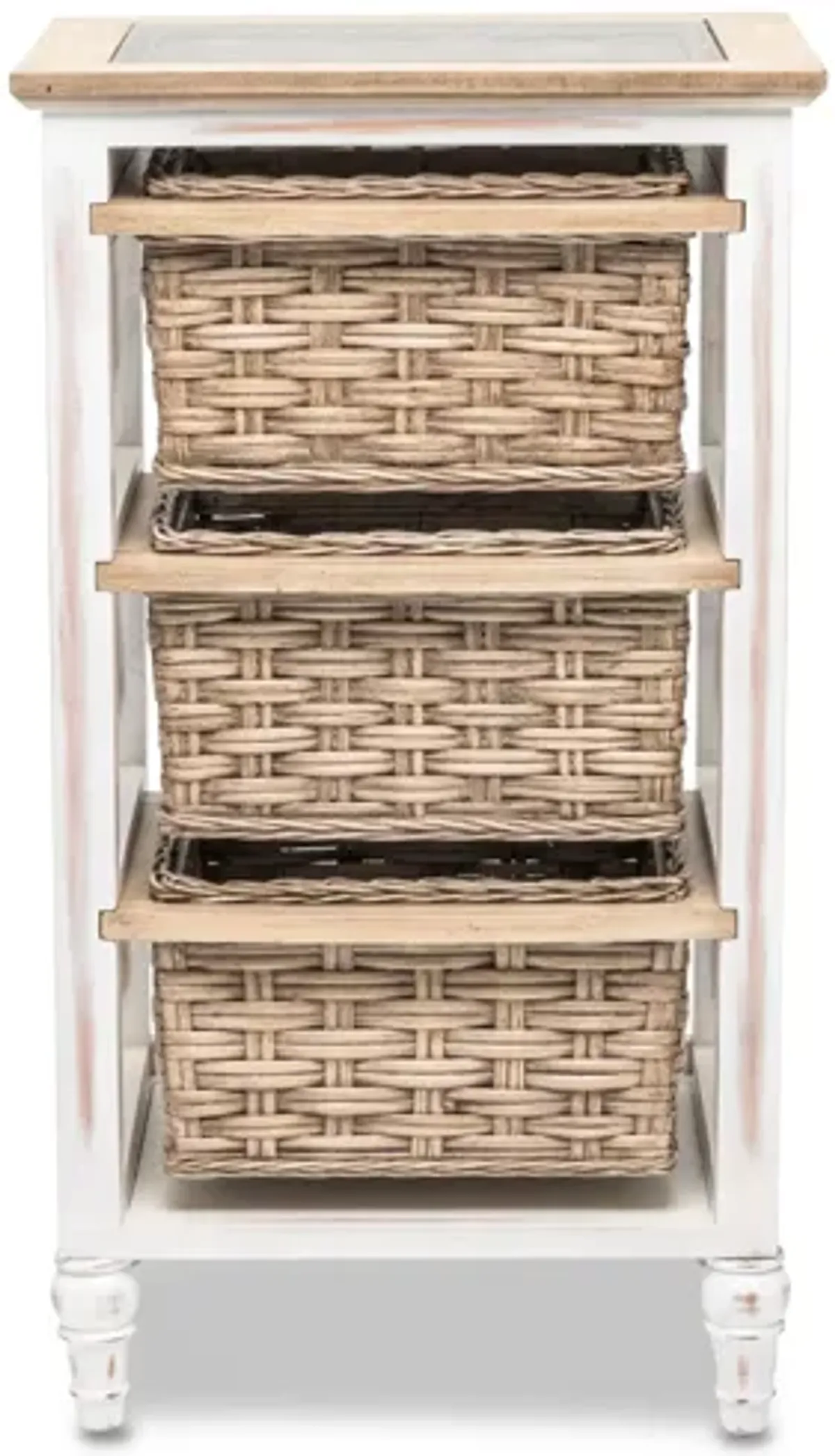 Island Breeze 3-Basket Storage Cabinet
