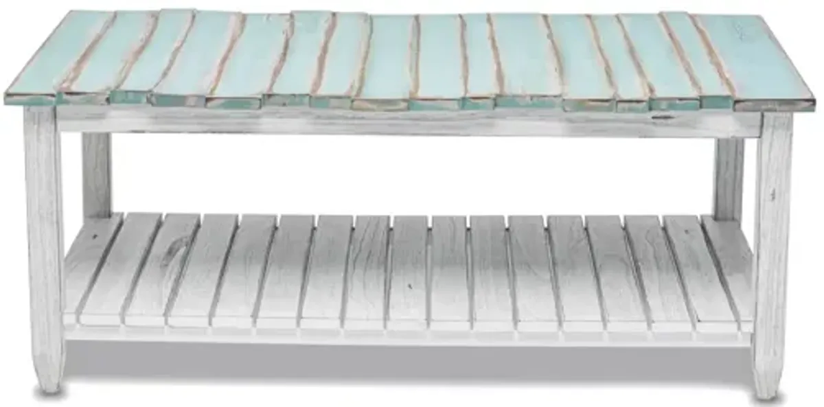 Picket Fence Coffee Table - Blue