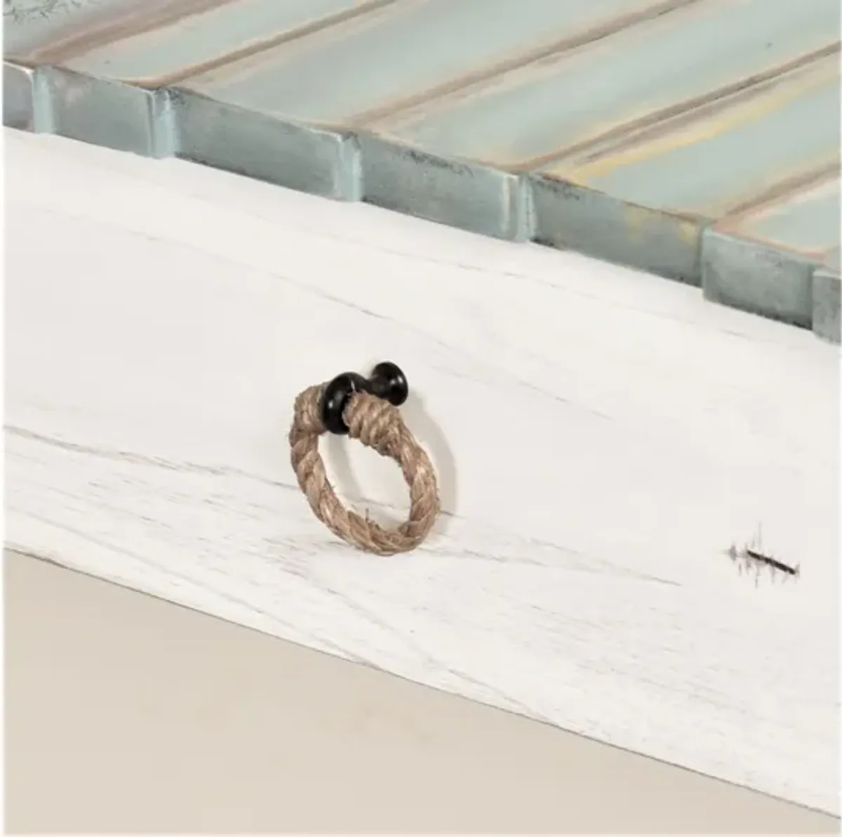 Picket Fence Console Table - Blue