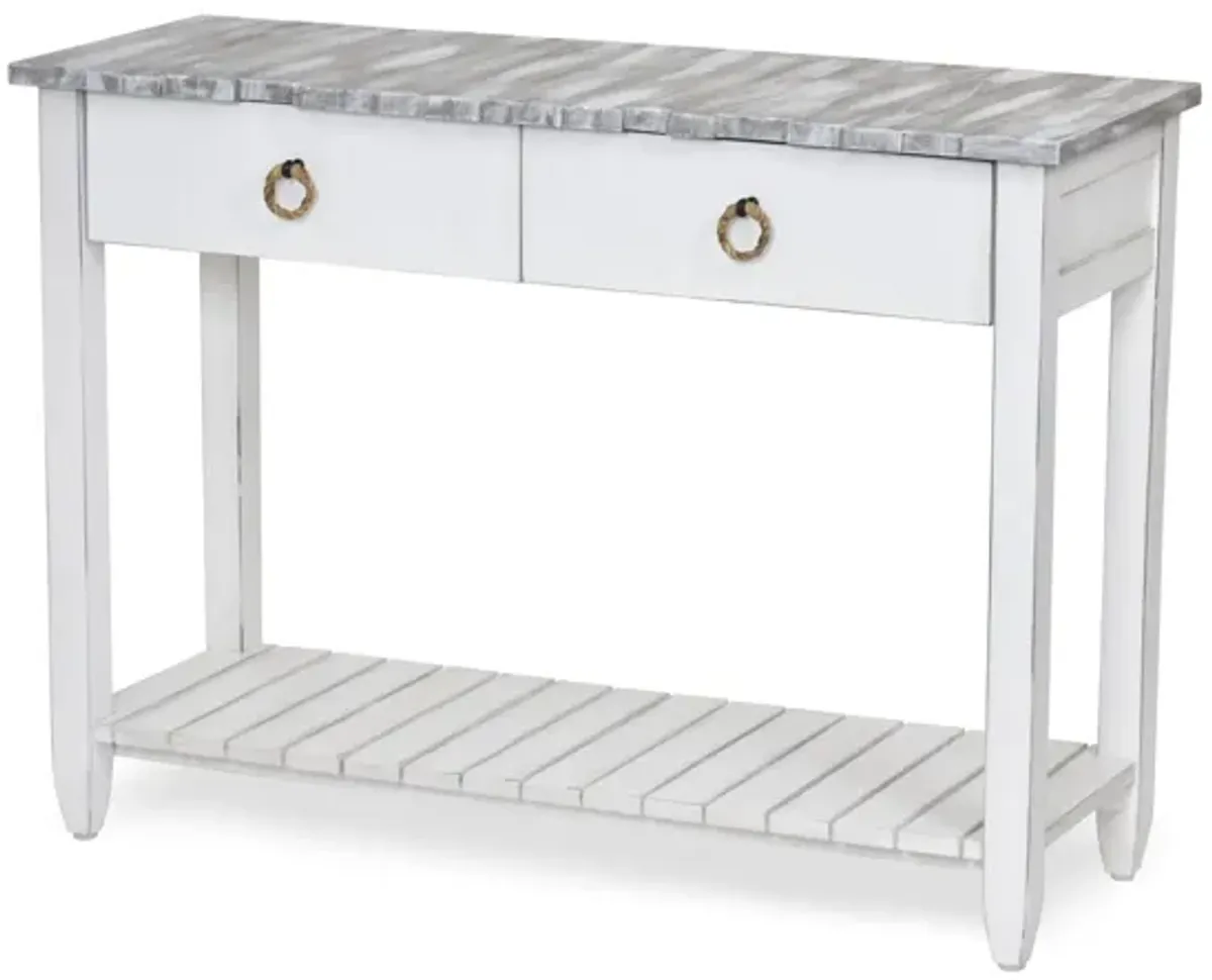 Picket Fence Console Table - Grey