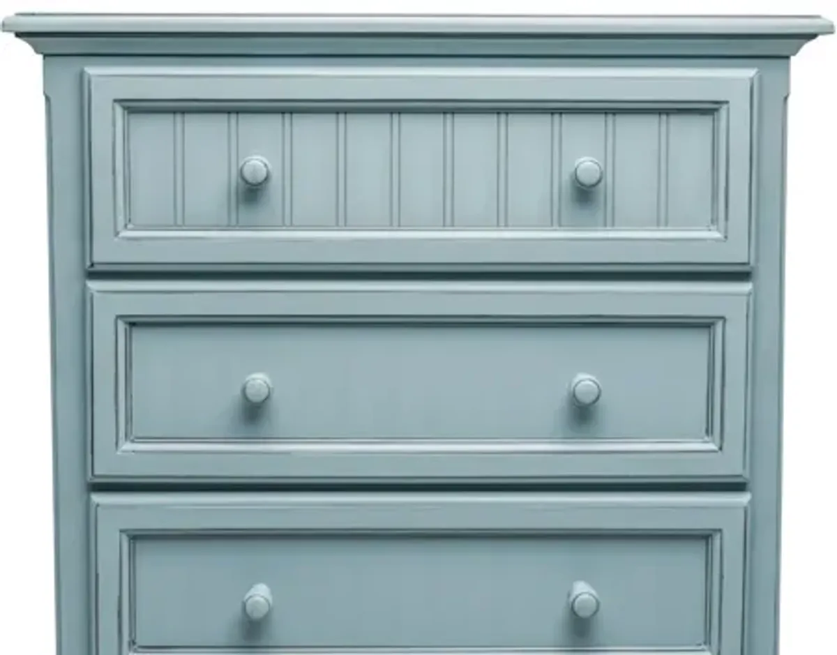 Monaco 5 Drawer Chest - Blue