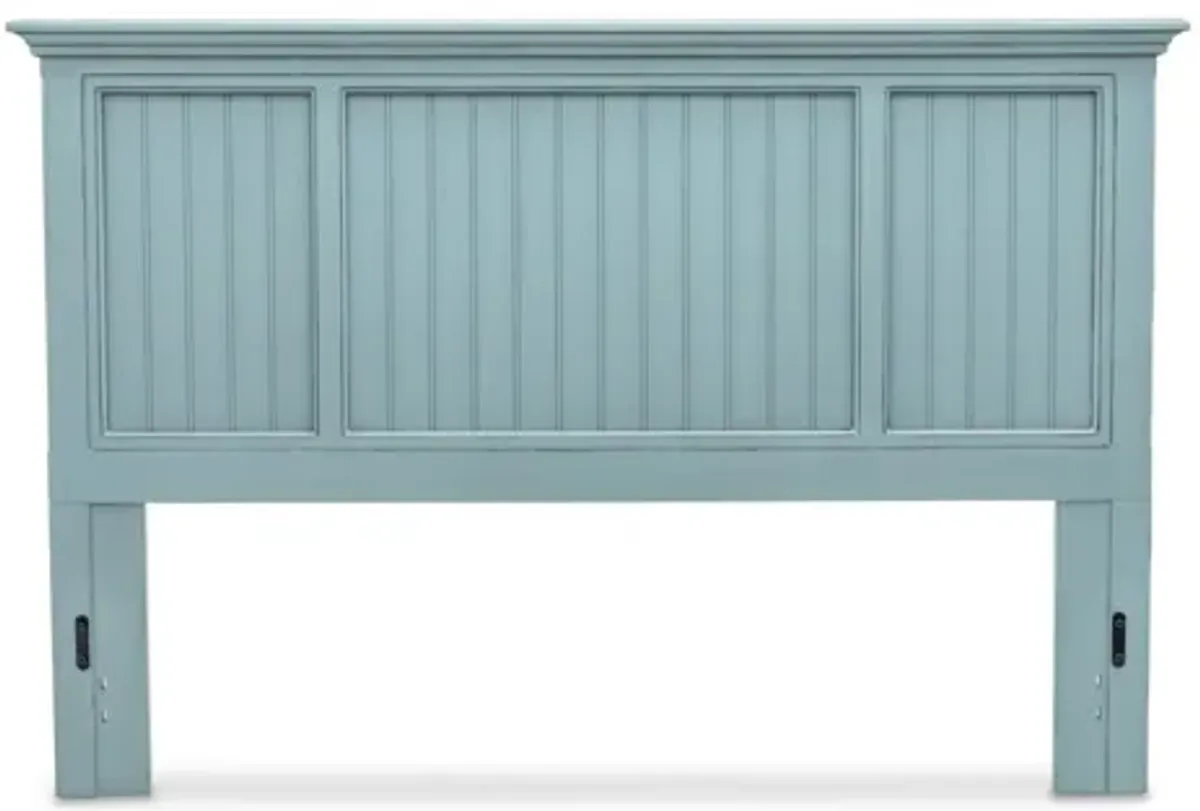 Monaco King Headboard - Blue