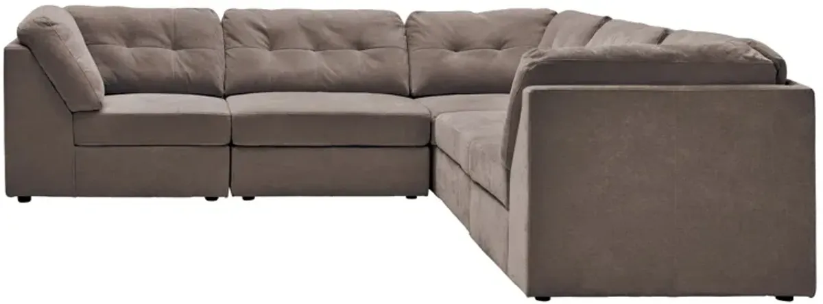 Rio Chocolate 5-Piece Sectional