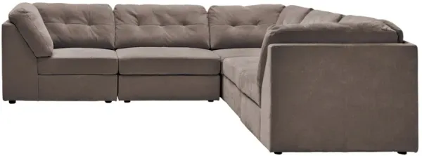 Rio Chocolate 5-Piece Sectional