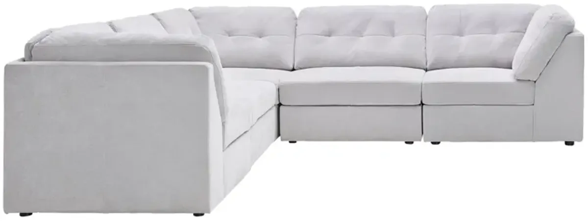 Rio Grey 5-Piece Sectional