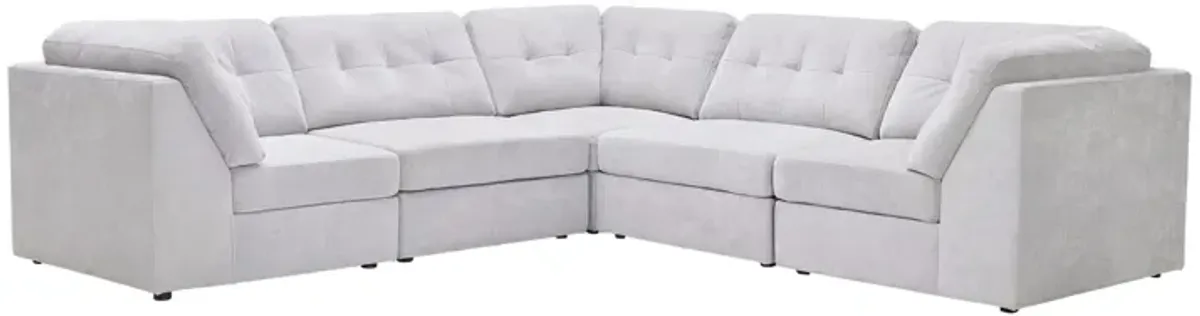 Rio Grey 5-Piece Sectional
