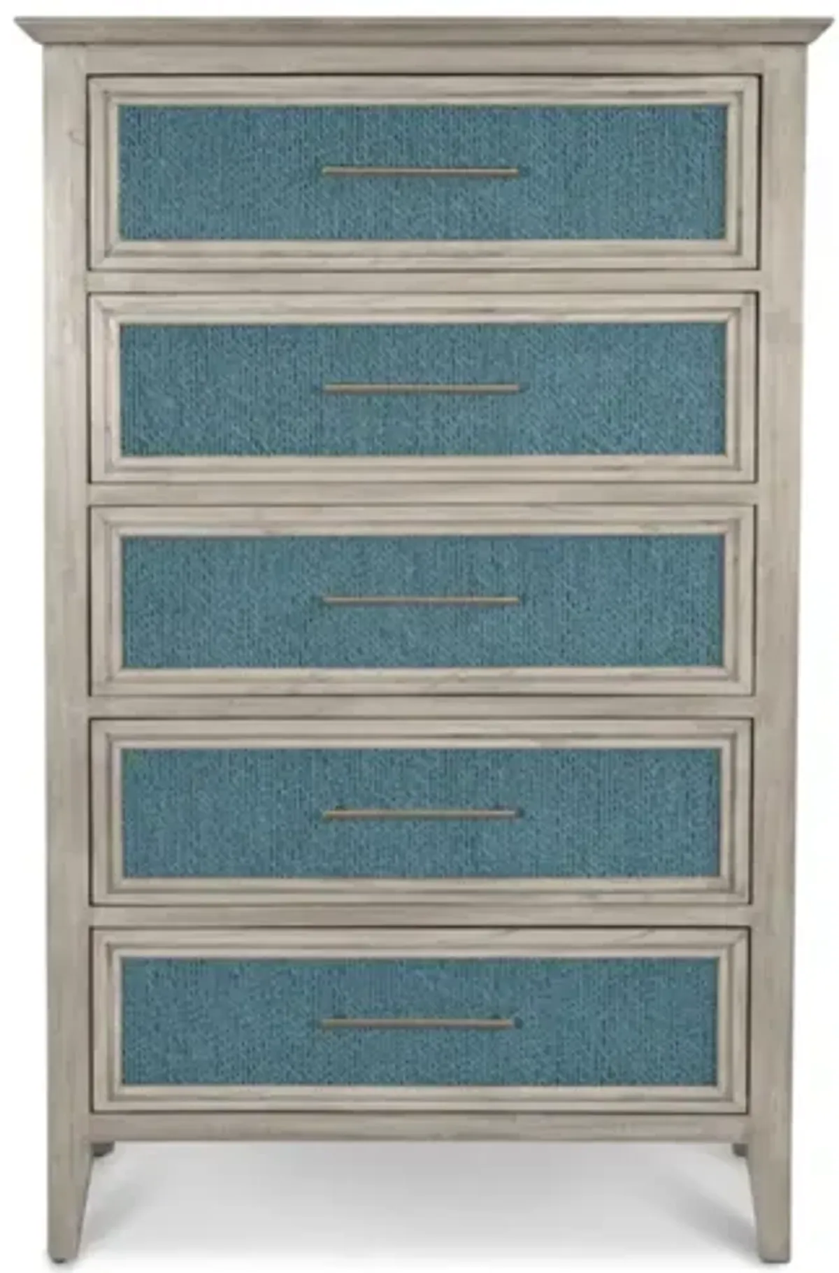 Ocean Isles 5 Drawer Woven Chest