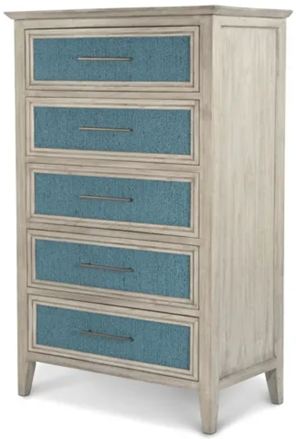 Ocean Isles 5 Drawer Woven Chest