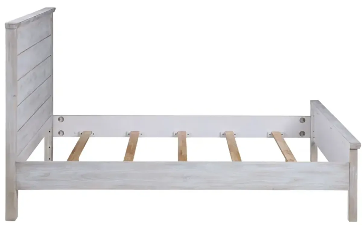 Geneva Queen Panel Solidwood Bed