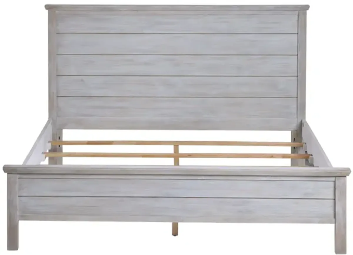 Geneva Queen Panel Solidwood Bed