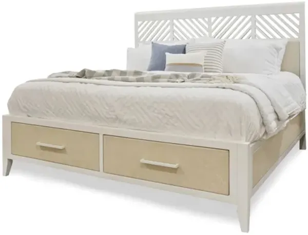 Miramar King Woven Storage Bed Coastal Elegance
