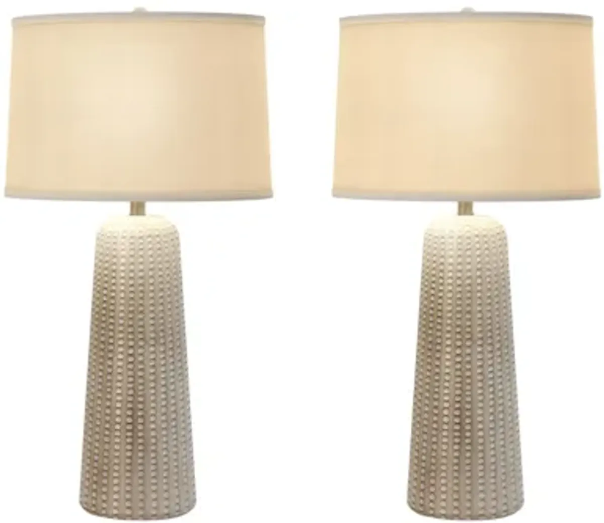Marissa 31" Table Lamps (Set of 2 Coastal Transitional Look)