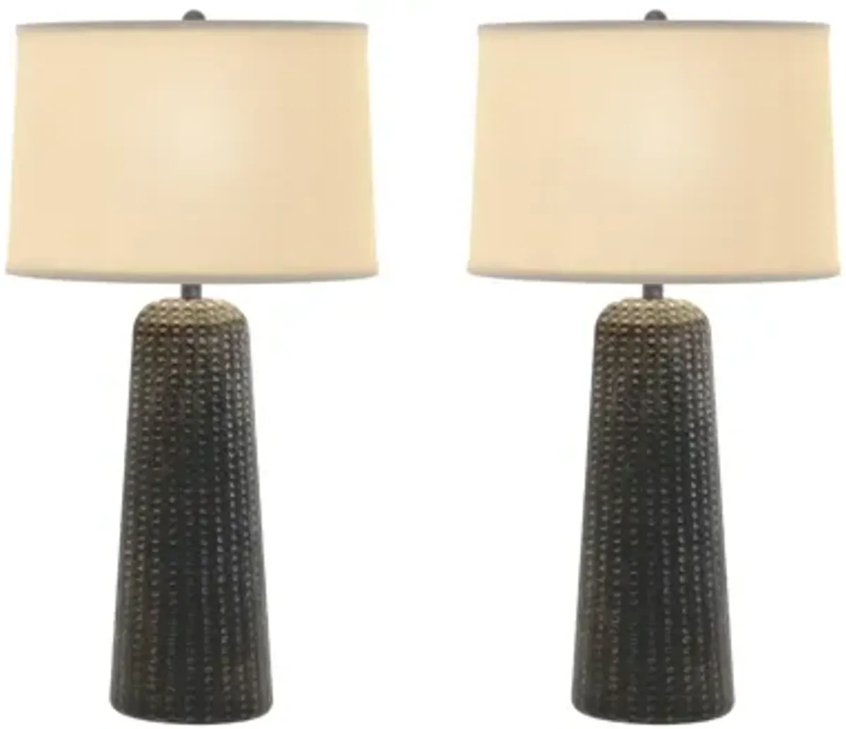 Marissa 31" Brown Table Lamps (Set of 2)