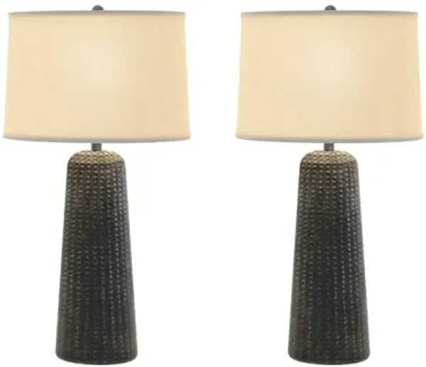 Marissa 31" Brown Table Lamps (Set of 2)