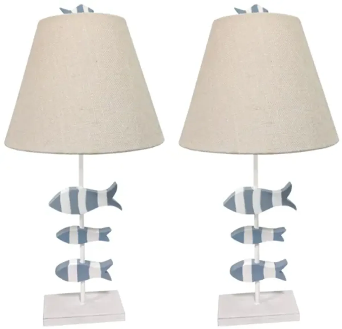 School of Fish Table Lamp (Set of 2)