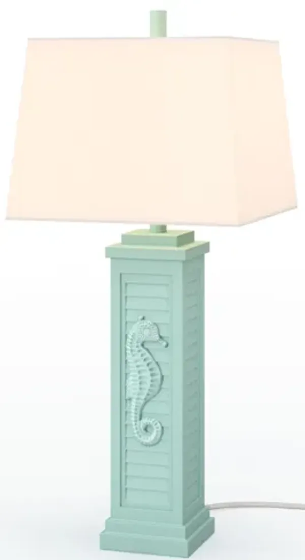 Sea Horse Shutter Table Lamp (Set of 2)