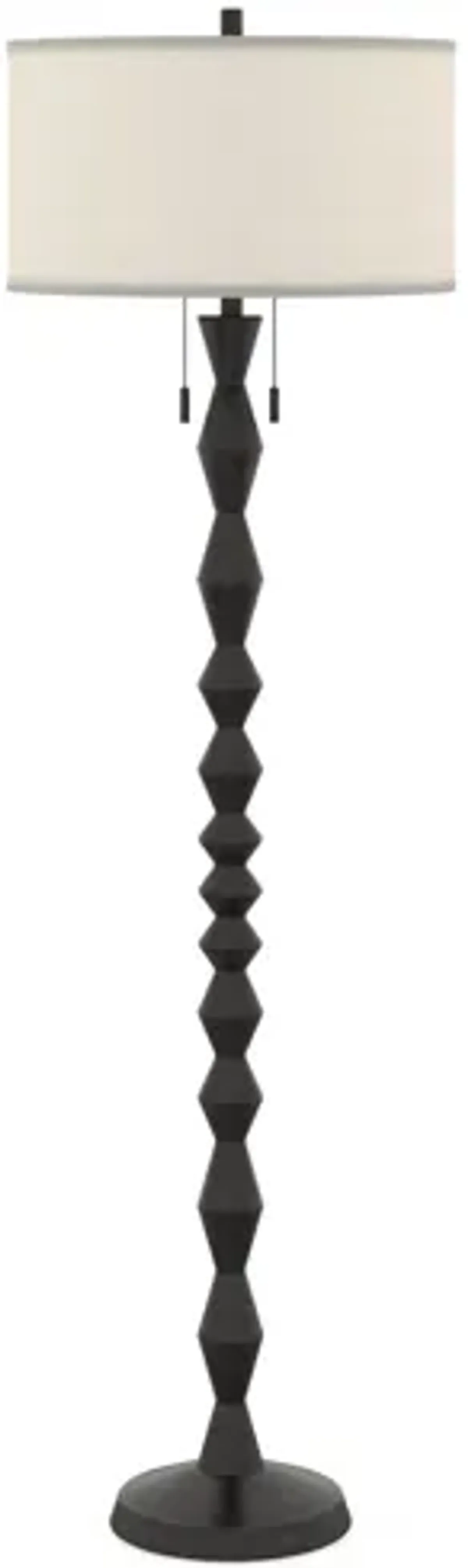 Zenith 66" Black Floor Lamp