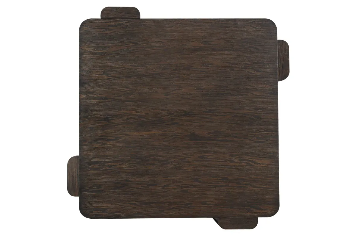 Salina Espresso Square Coffee Table