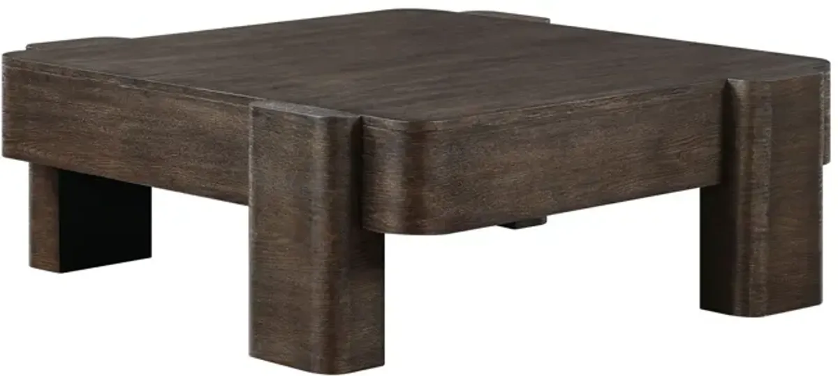 Salina Espresso Square Coffee Table