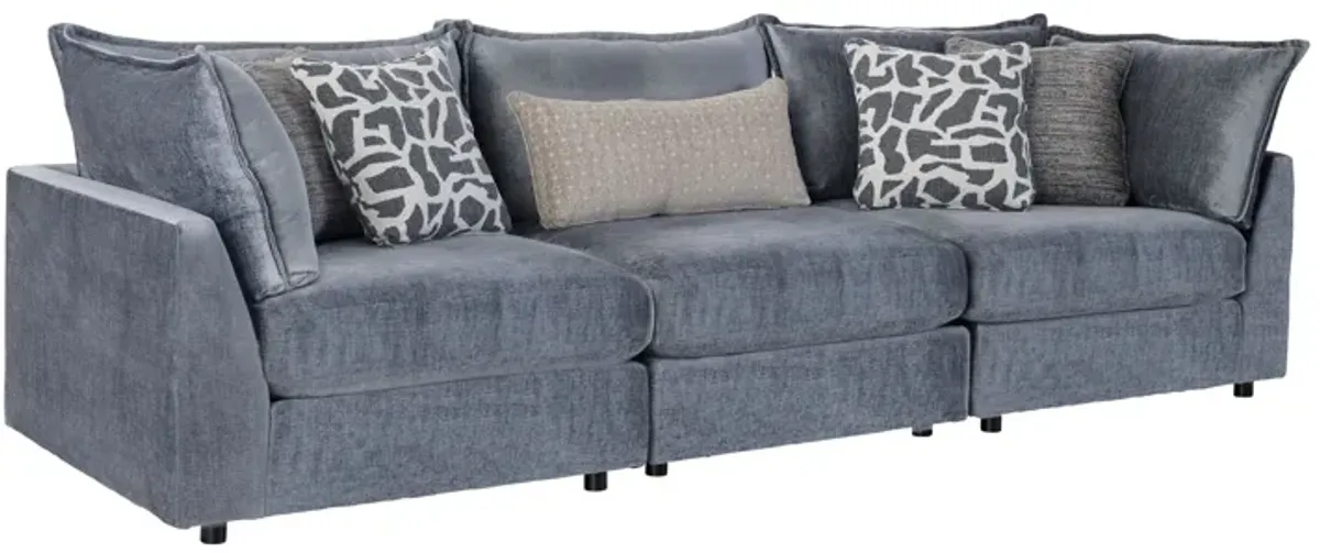 DreamTwo Steel 3-Piece Corner Sofa