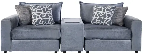 DreamTwo Steel Console Loveseat