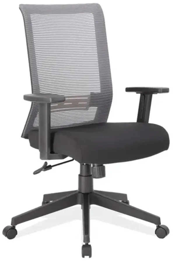 Interchangeable Mesh High Back Task Chair with Black Base