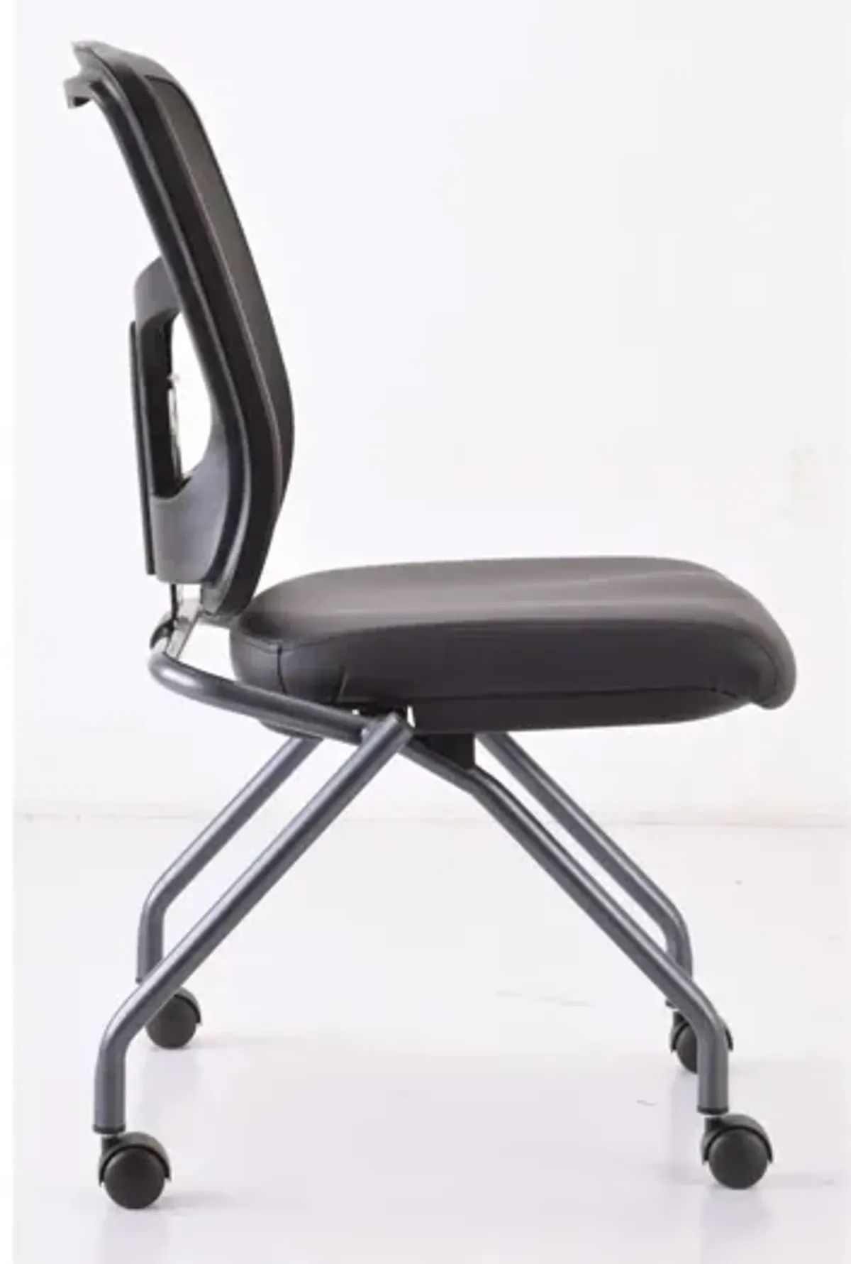 CoolMesh Armless Nesting Chair with Titanium Gray Frame