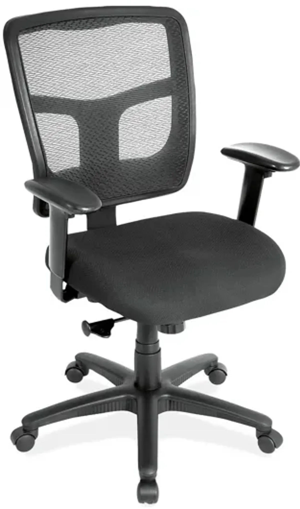 Crusader Mesh Back, Basic Task Chair w/Arms & Black Frame