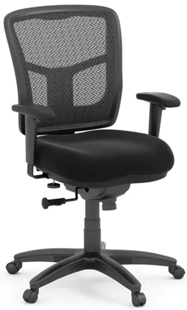 CoolMesh Basic Task Chair with Fabric Seat and Black Frame