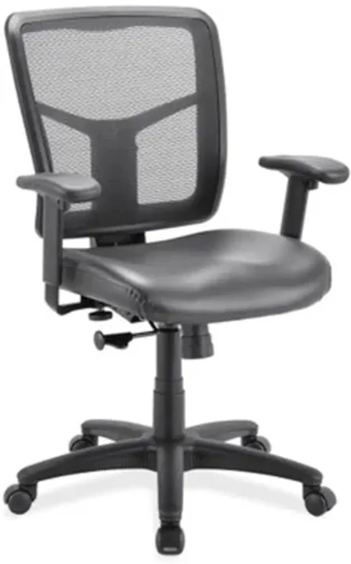 CoolMesh Basic Task Chair with Fabric Seat and Black Frame